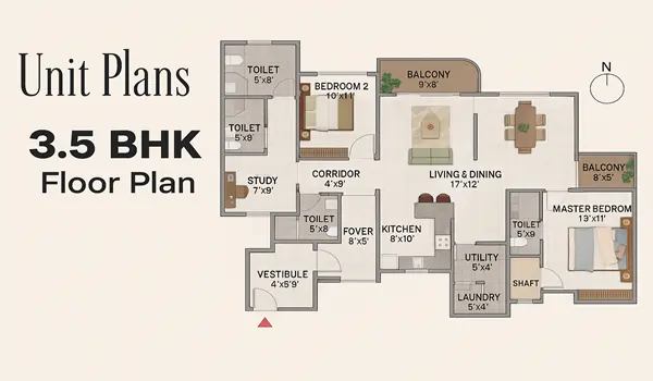 Purva Silver Sky Floor Plan