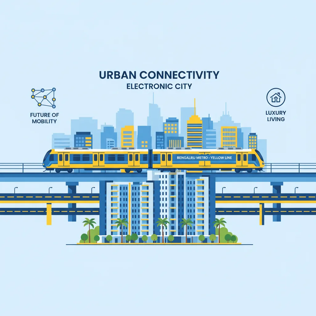 hebbagodi metro line extension yellow line property hero