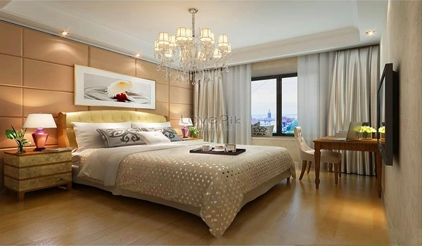Purva Silver Sky Bedroom Area