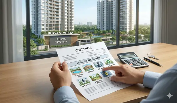 Understanding the Maintenance Charges and Cost Sheet at Purva Silversky